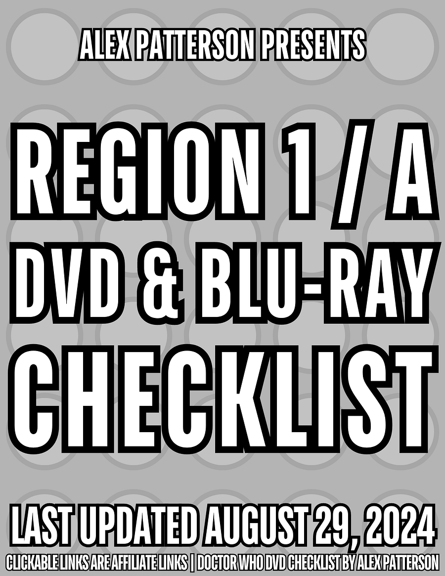 Region 1 DVD & Region A Bluray List product image (1)