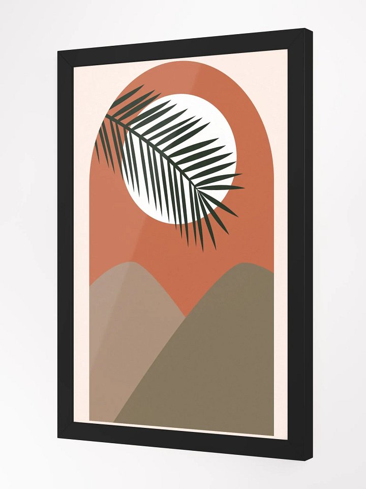 Serene Silhouette: Framed Landscape Art product image (7)