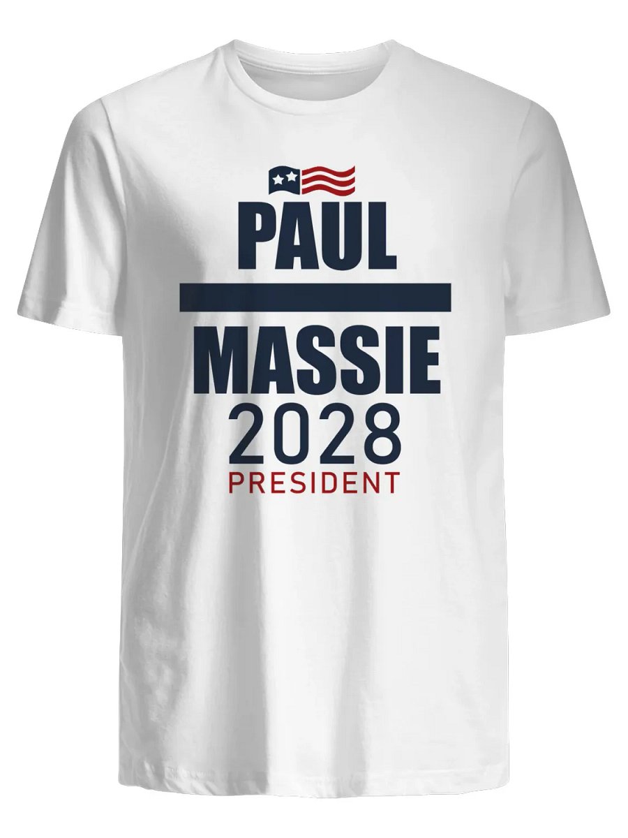 Paul Massie 2028 President T-Shirt product image (3)
