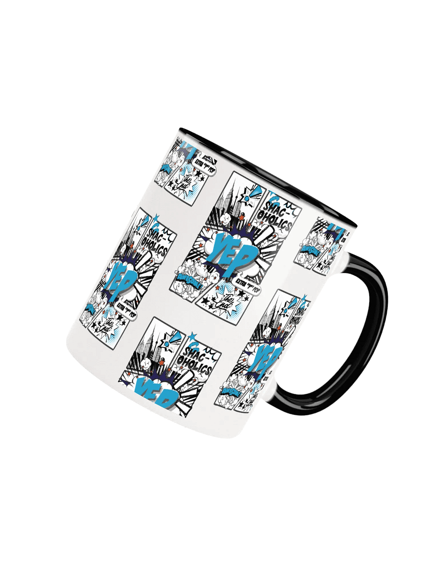 Shac-oholics Comic Blast Mug - Blue 