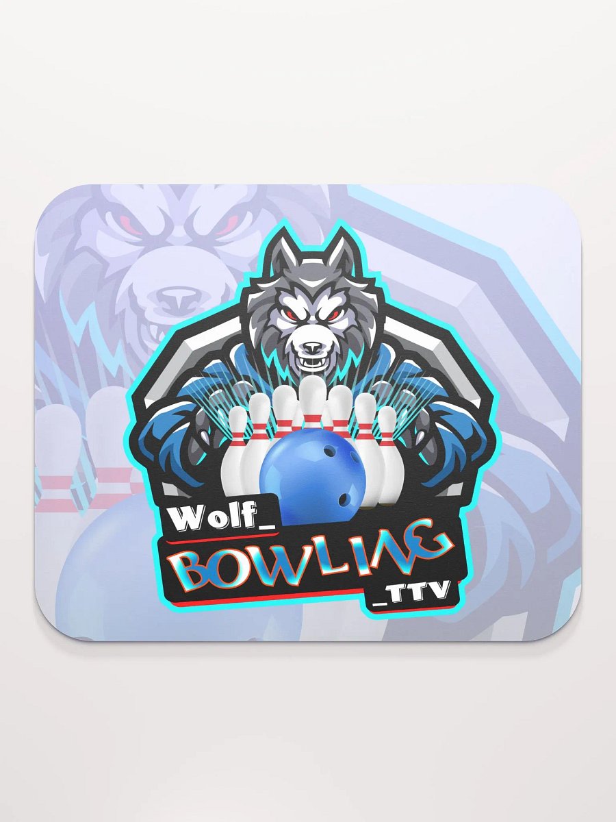 wolf bowling mouse pad product image (2)
