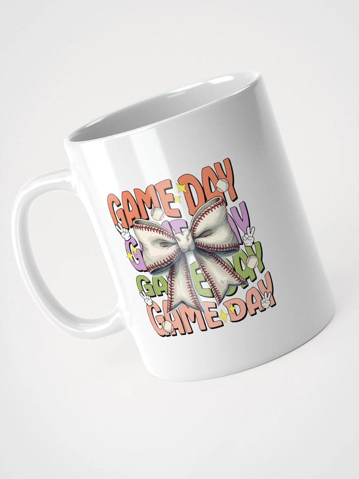 Game Day Bow Baseball Celebration Mug product image (2)
