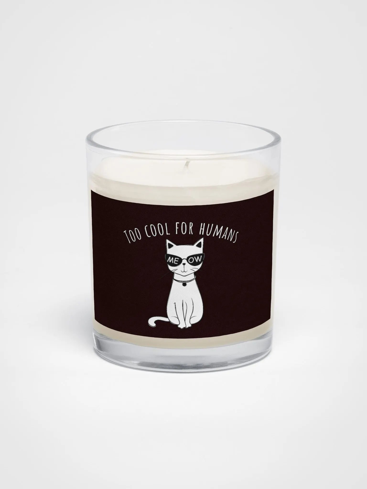 Meow-tastic Sunglasses Cat Candle product image (1)