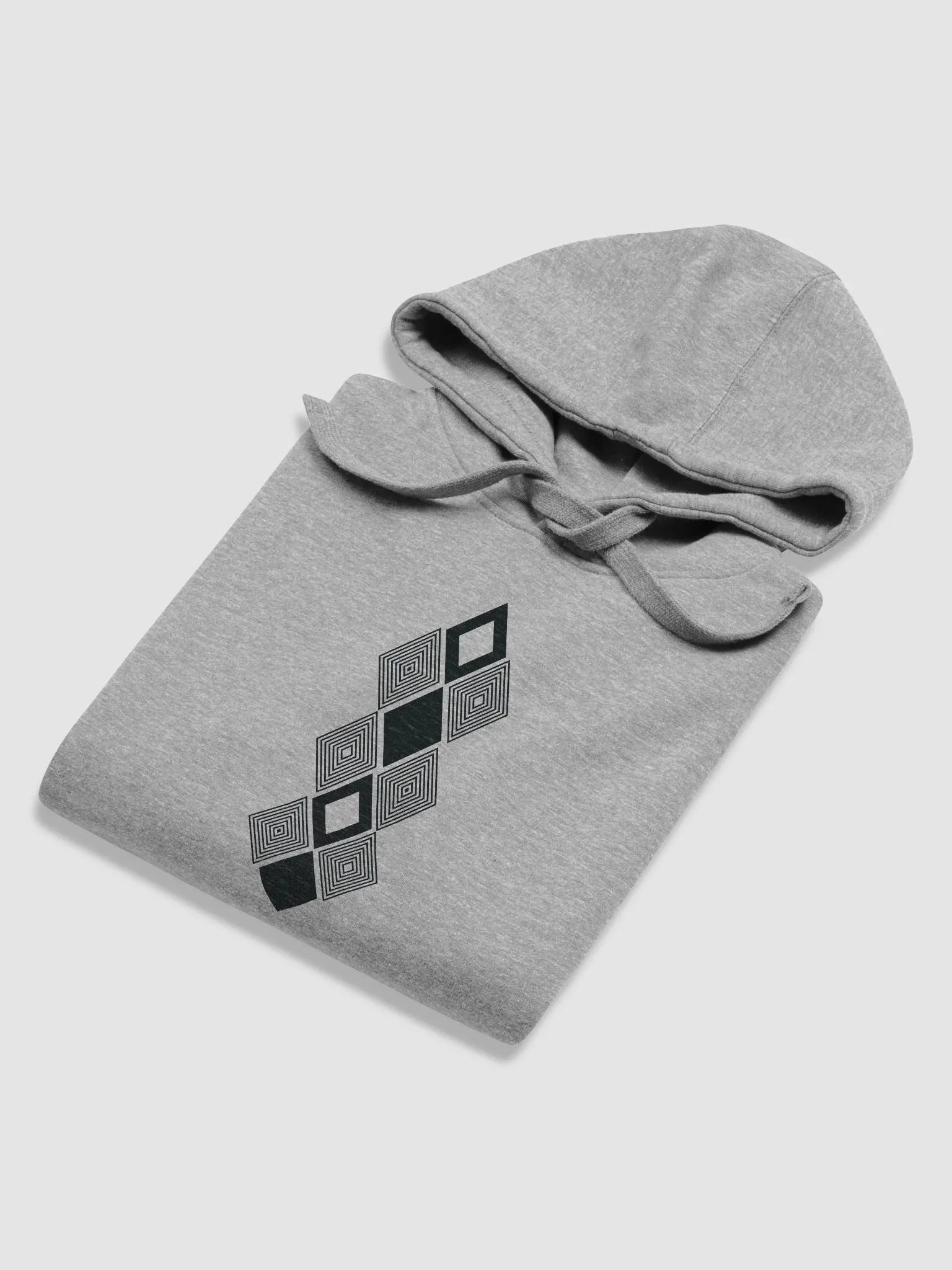 Black and white triangle design Hoodie product image (18)