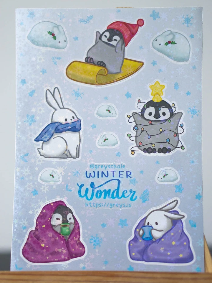 [LIMITED EDITION] Winter Wonder HOLO Sticker Sheet product image (1)