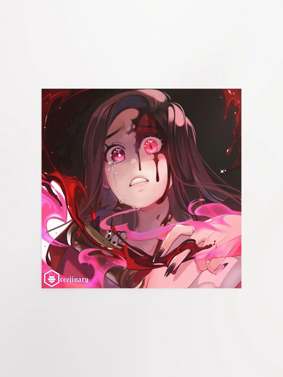 Nezuko Blood Art product image (1)