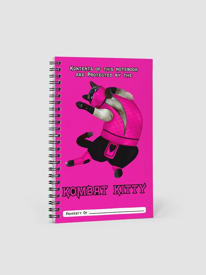 Kombat Kitty Notebook product image (1)