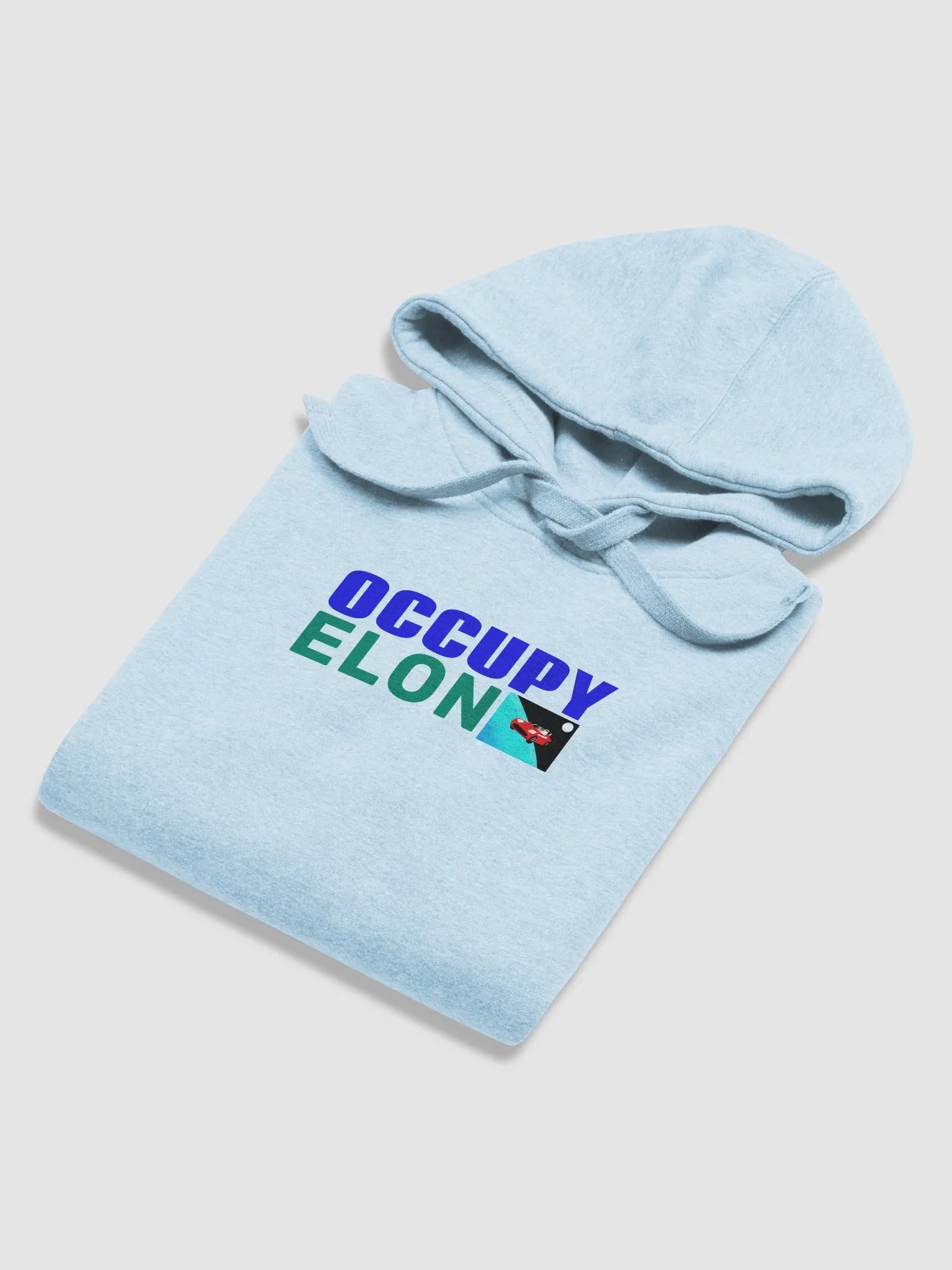 Occupy Elon on Baby Blue Hoodie product image (6)