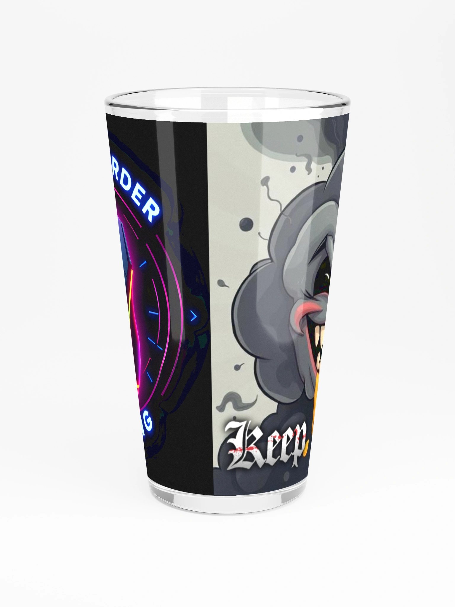 Keep Smiling Gaming Pint Glass product image (3)