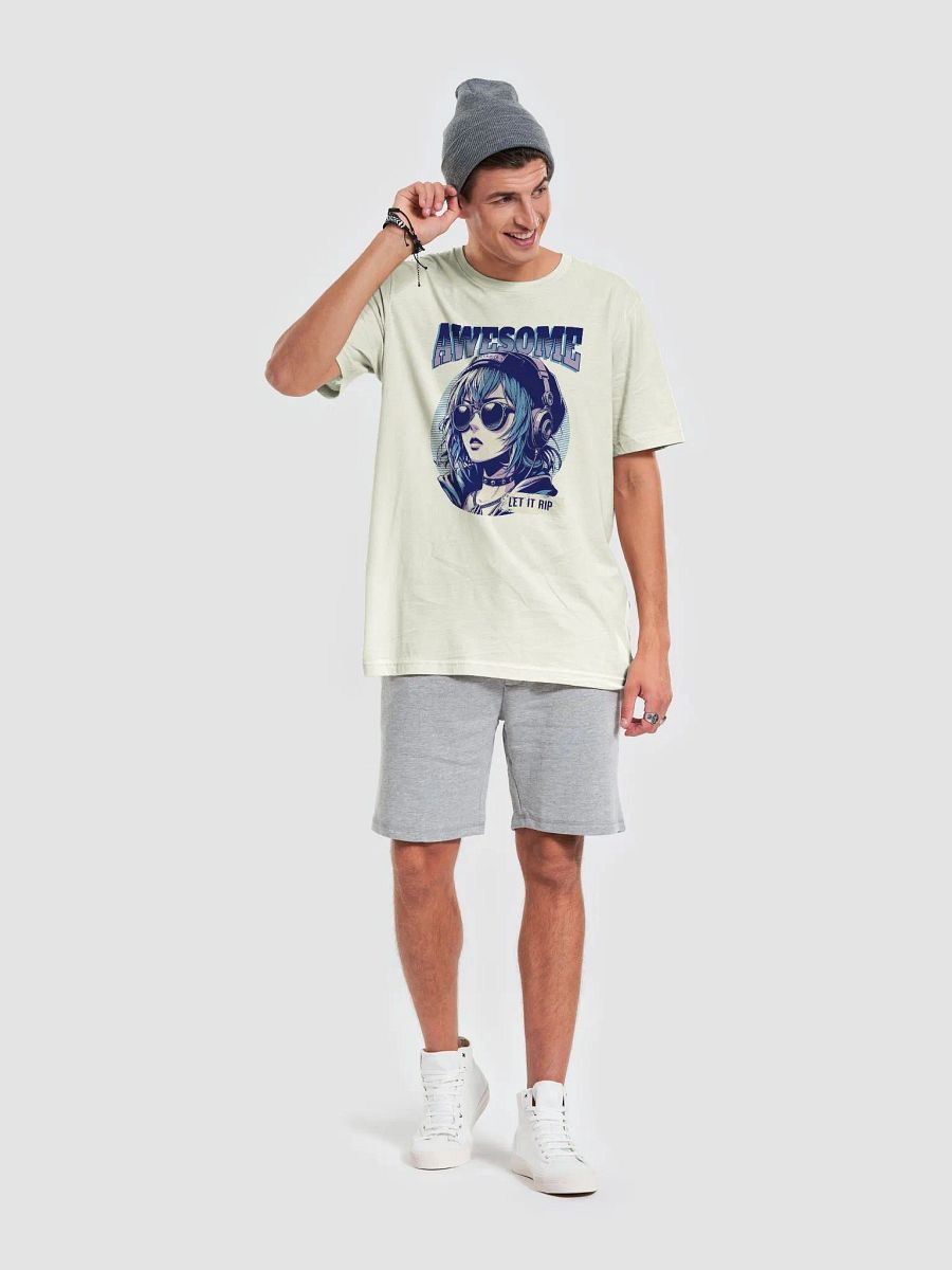 Awesome girl let it rip T-shirt, urban anime Tee product image (6)