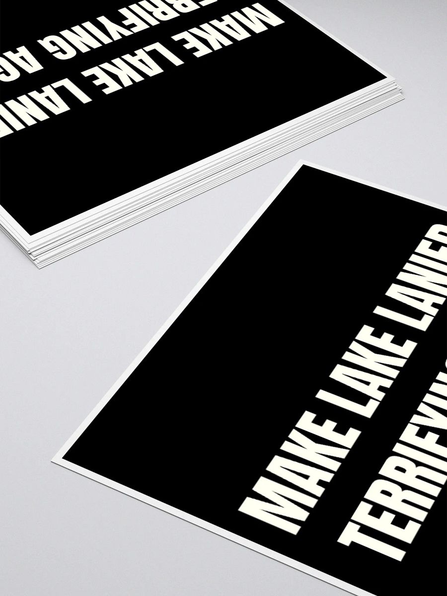 Make Lake Lanier Terrifying Again – Vinyl Sticker product image (8)