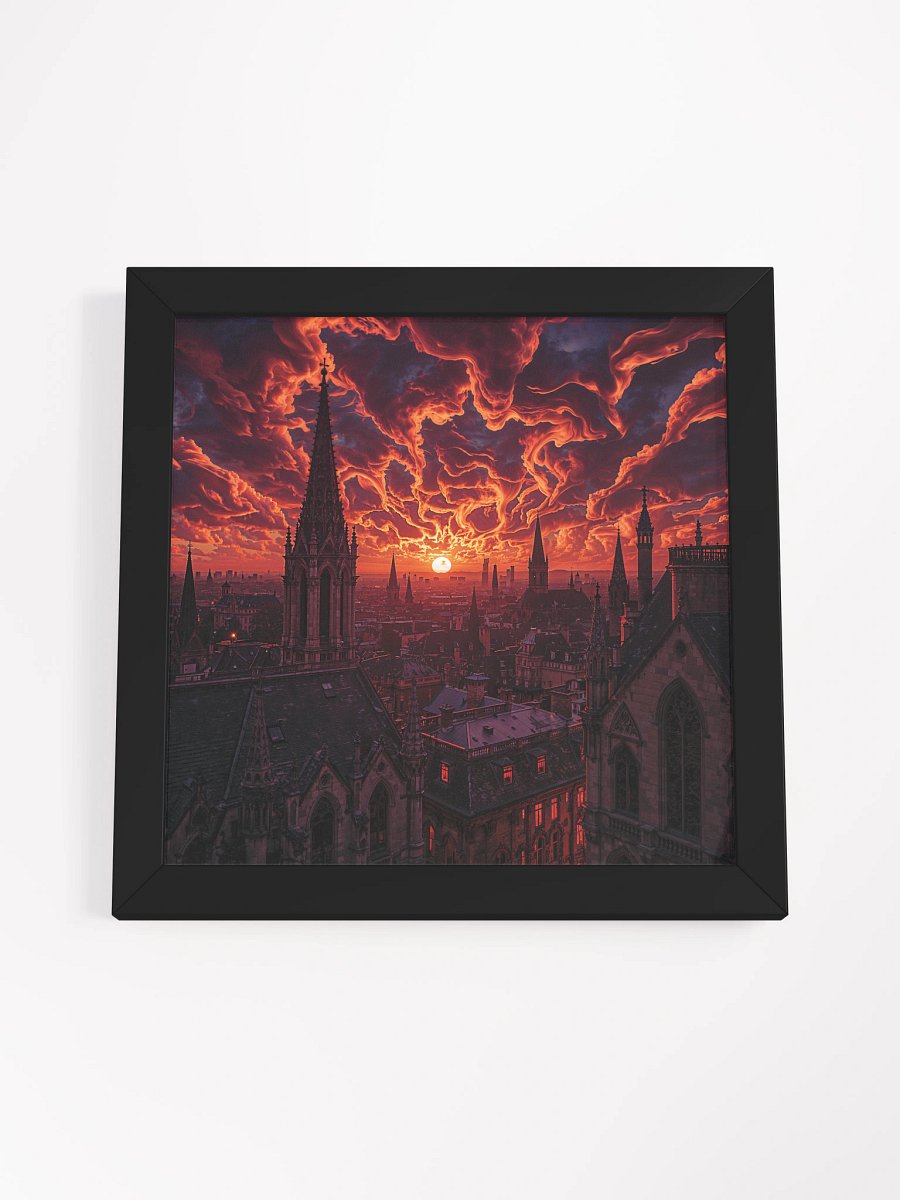 Inferno at Dusk Framed Print product image (19)