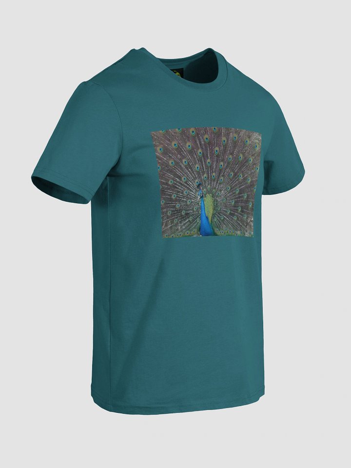 Peacock Organic Cotton T-Shirt-plain product image (10)