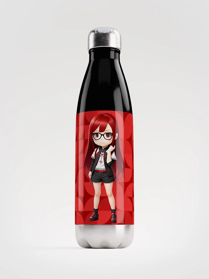 (Red CHIBI) K Stainless Steel Water Bottle product image (1)