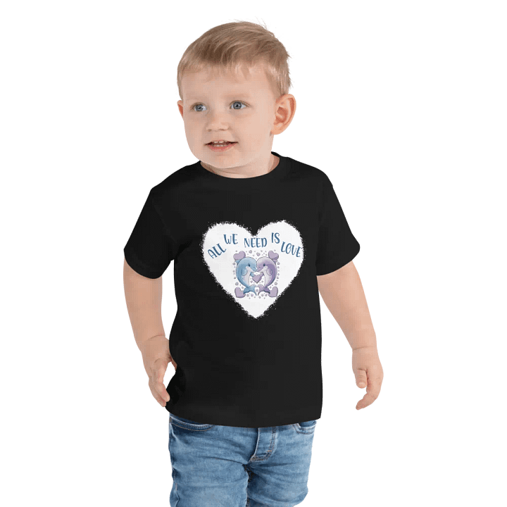Dolphin Love Toddler T-Shirt product image (2)