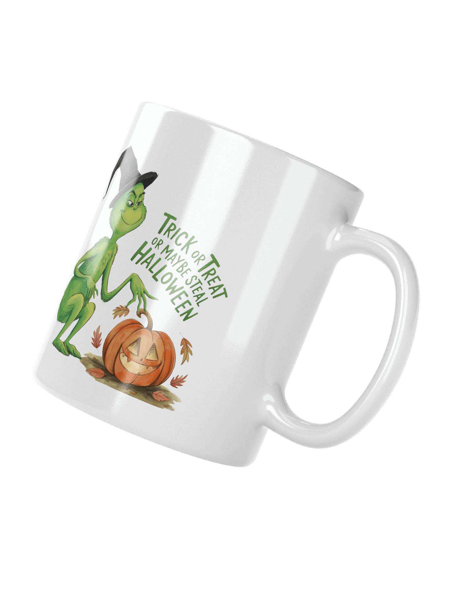 Trick or Treat or Steal Halloween Grinch Mug product image (4)