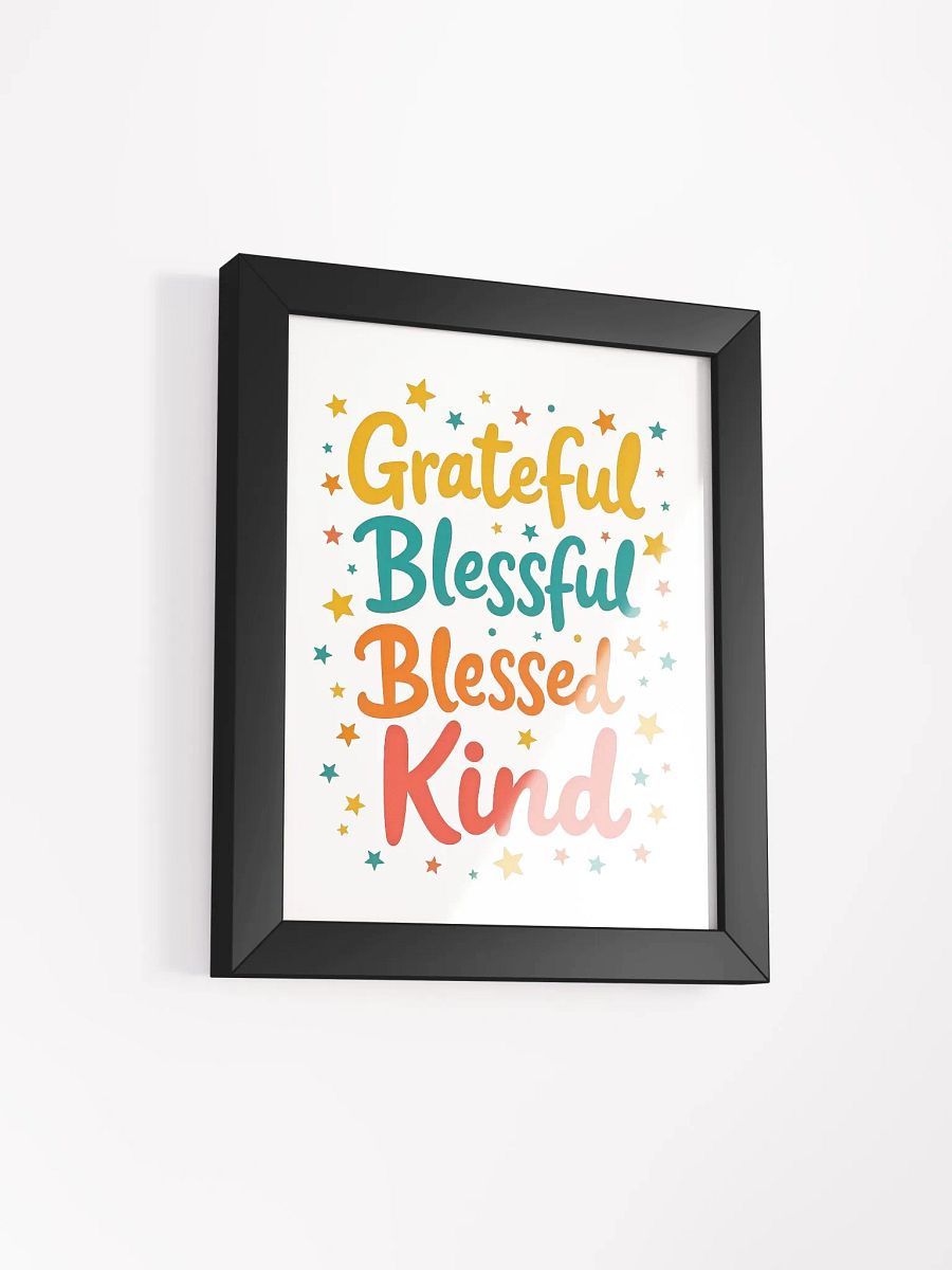 Blessed Words Framed Poster product image (2)