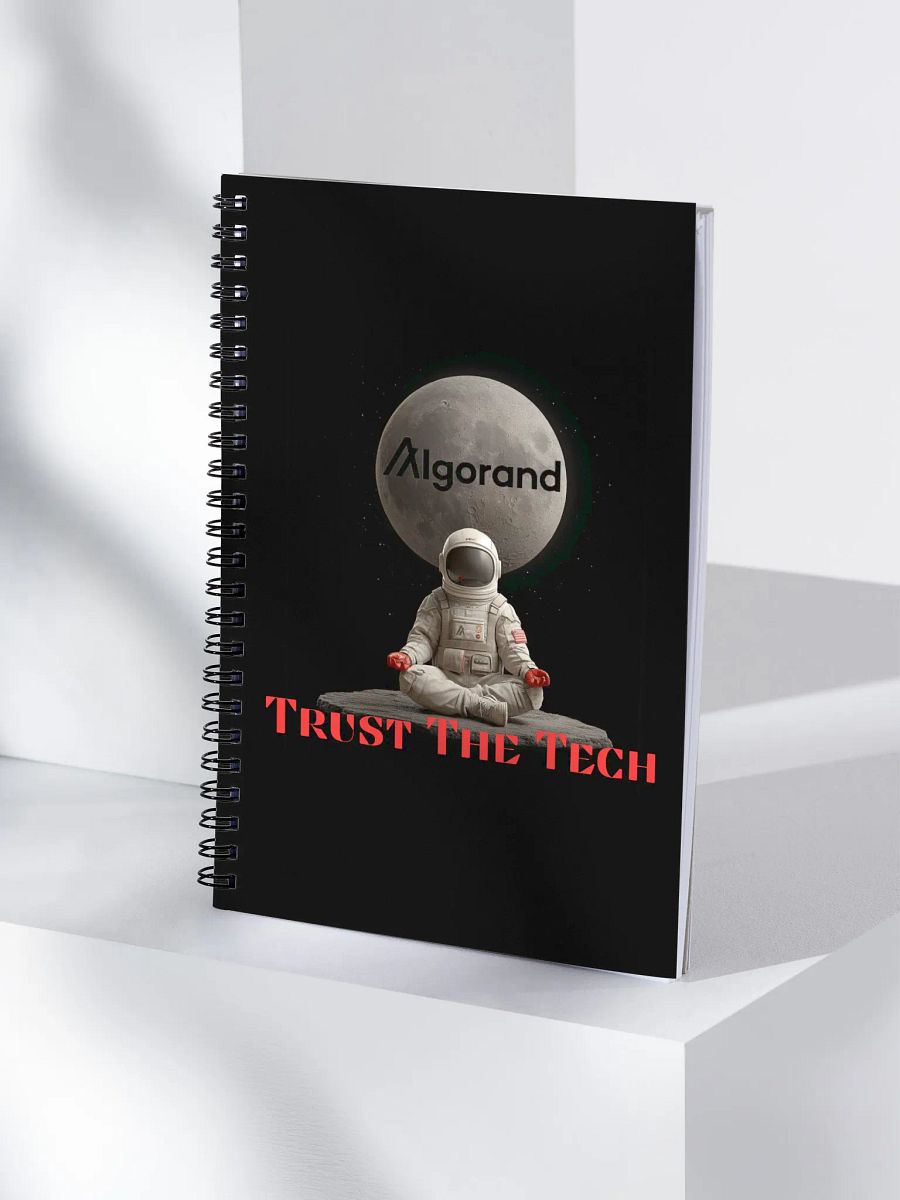 Algorand "Trust The Tech" Spiral Notebook product image (4)