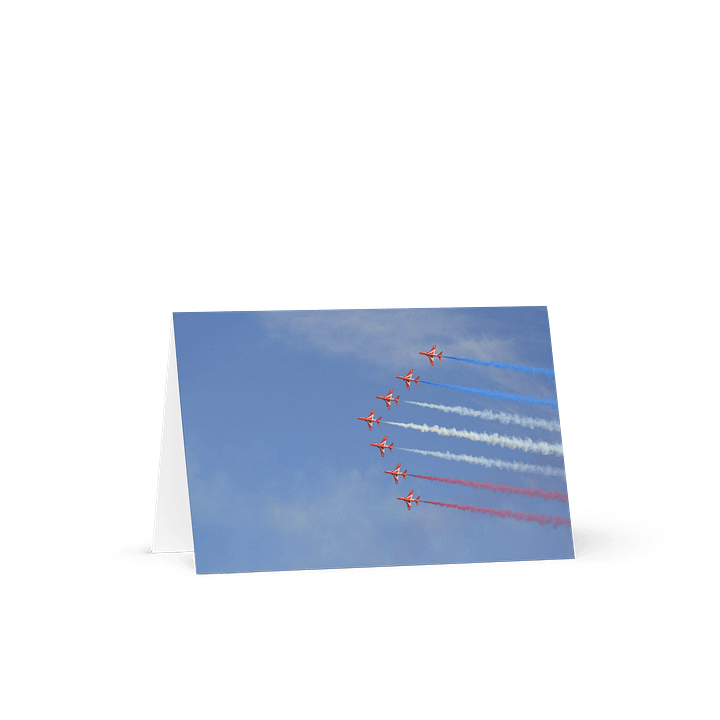 Red Arrows Fly Over (Greeting Card) product image (1)