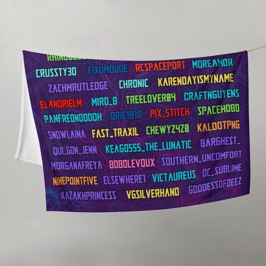 Subathon and Partnerversary Blanket 2023 product image (9)