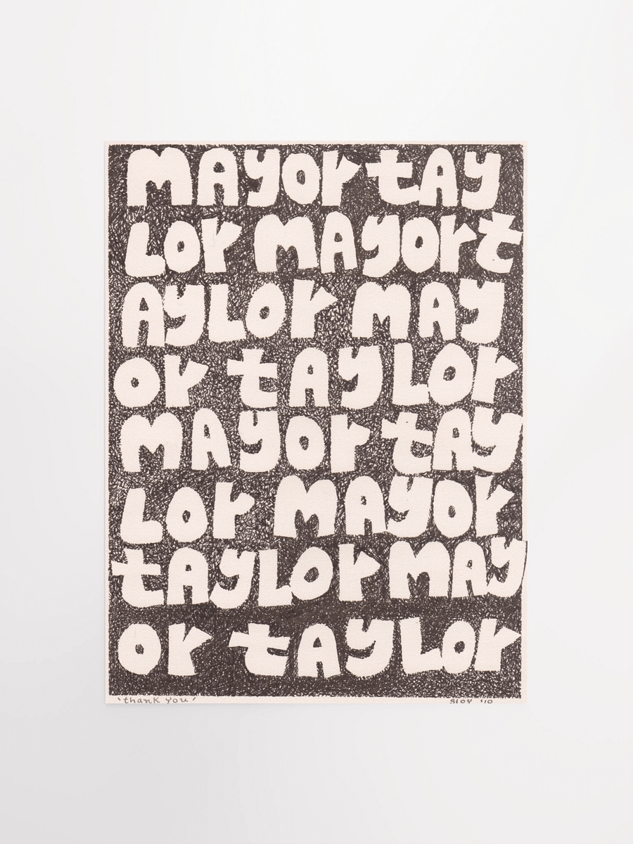 Mayor Taylor Poster product image (3)