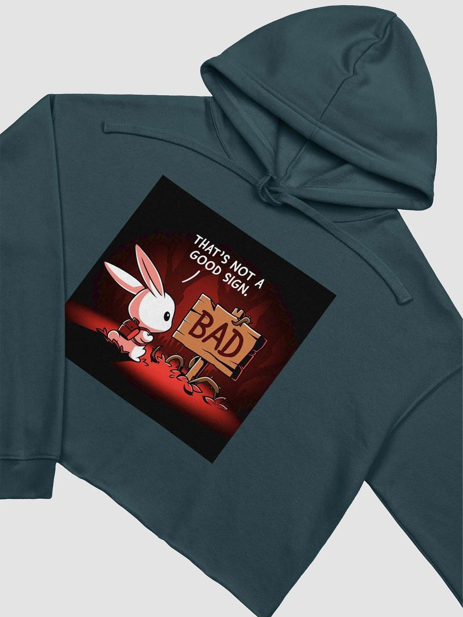 Funny Cute Rabbit Cropped Hoodie product image (22)