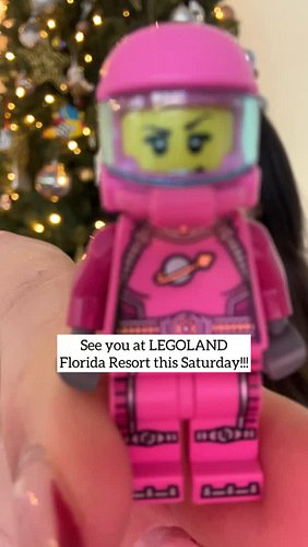 See you at @legolandflorida THIS Saturday!!! Come join me for the special tree lighting ceremony!!