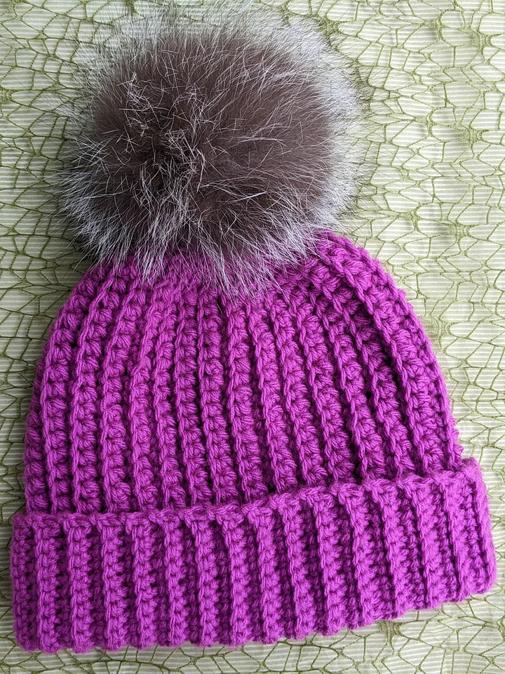 Flat Crochet Hat Pattern for Men & Women product image (1)