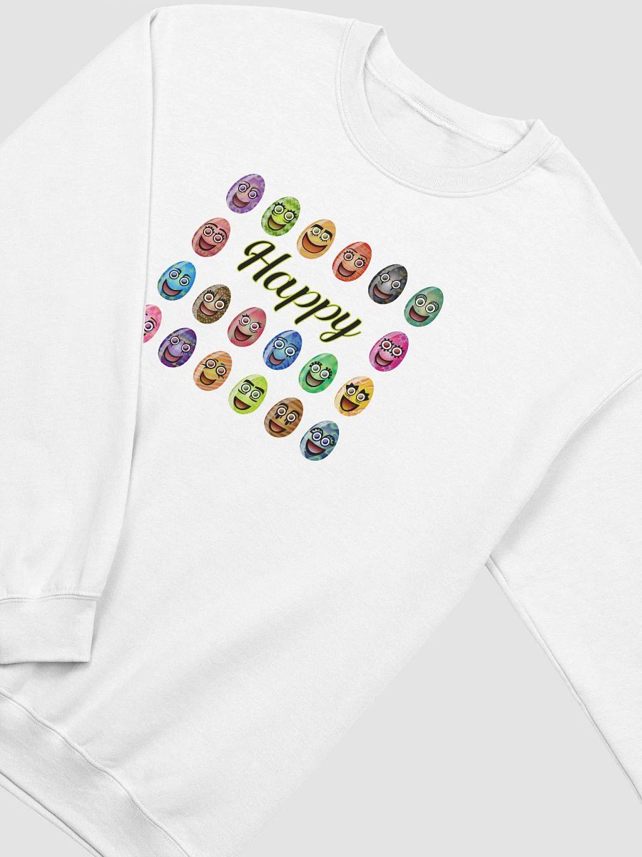 Happy Faces Grid Crewneck Sweatshirt product image (3)