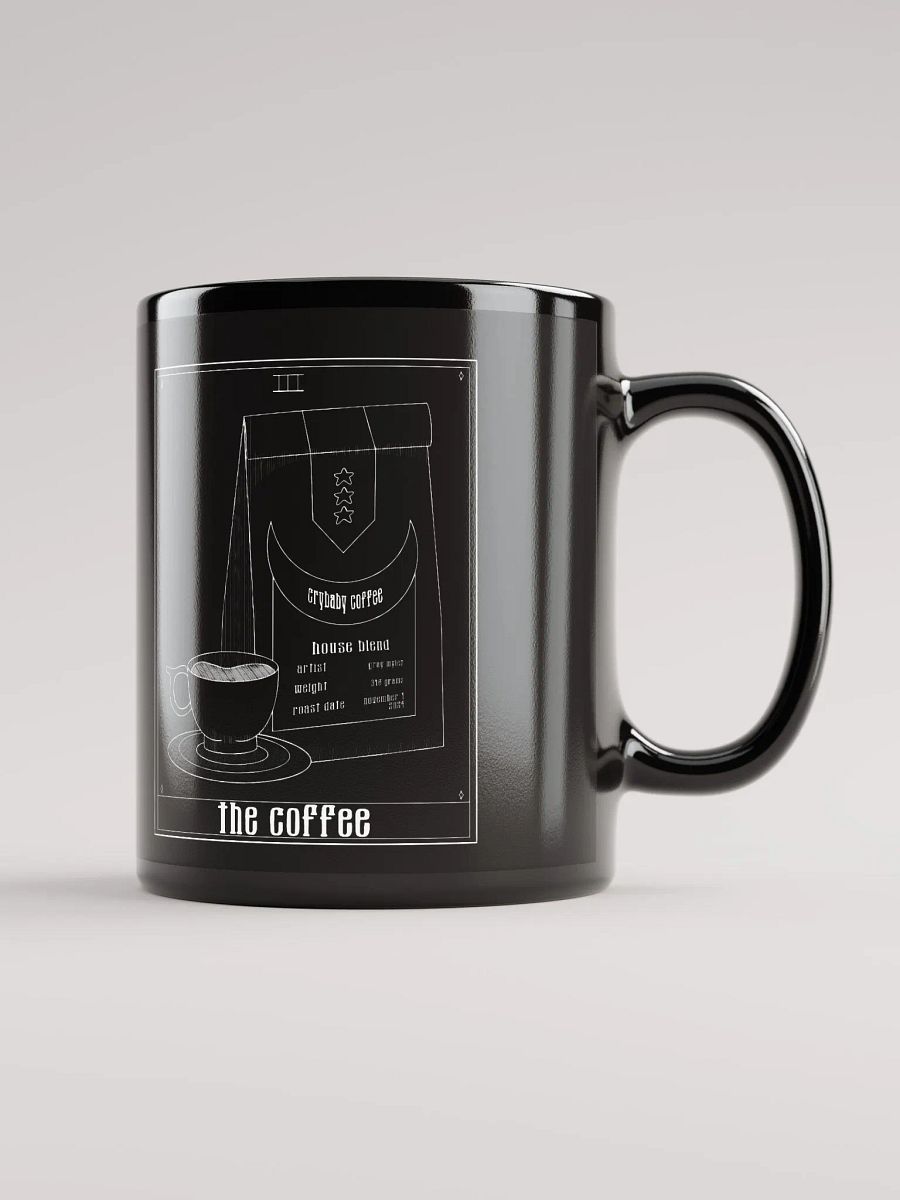 The Coffee Tarot Card Mug - Black product image (1)