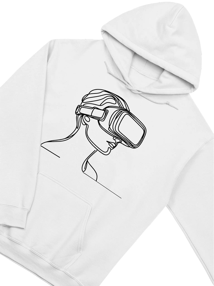 VR headset Line Art Comfort Hoodie product image (2)