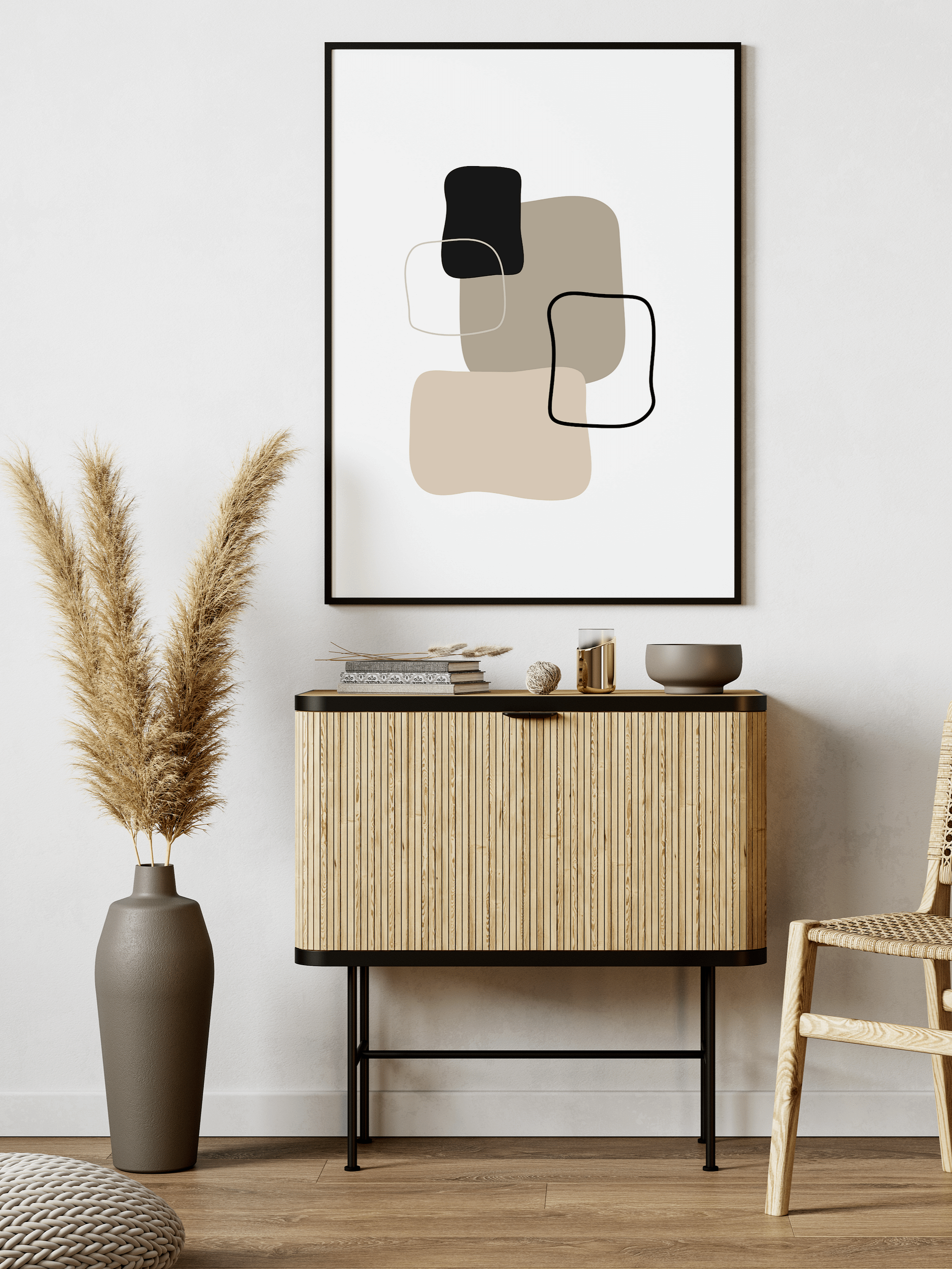 Organic Shapes Matte Poster (frame not included) product image (1)