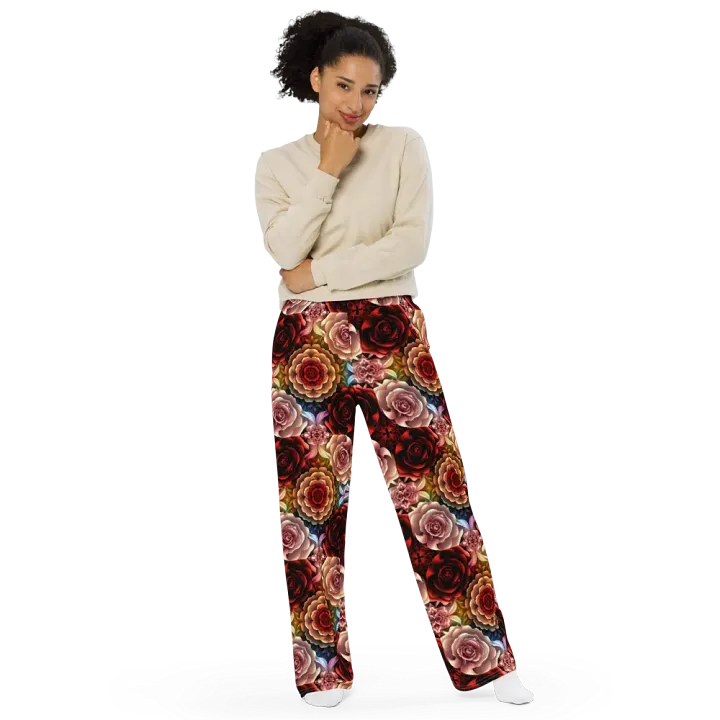 Rose Garden Dream Wide-Leg Pants product image (2)