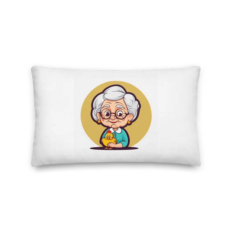 Charming Granny and Her Chick Pillow product image (5)