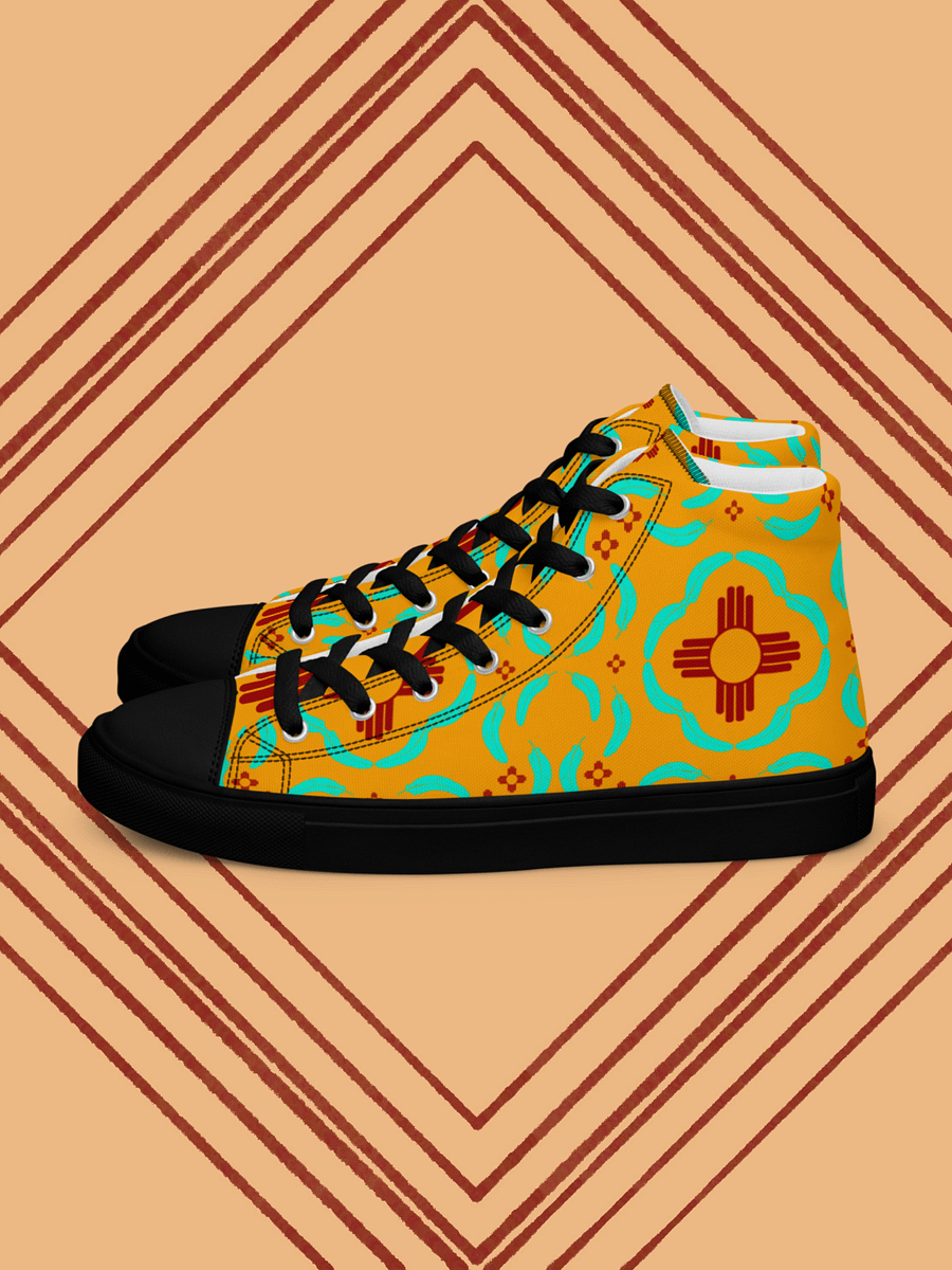 Zia Turquoise Feather High Tops product image (3)