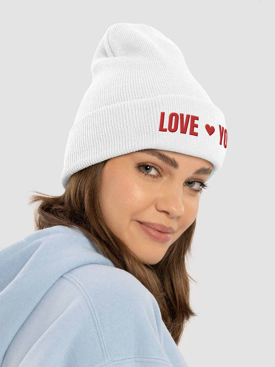 Love You Red Beanie product image (4)