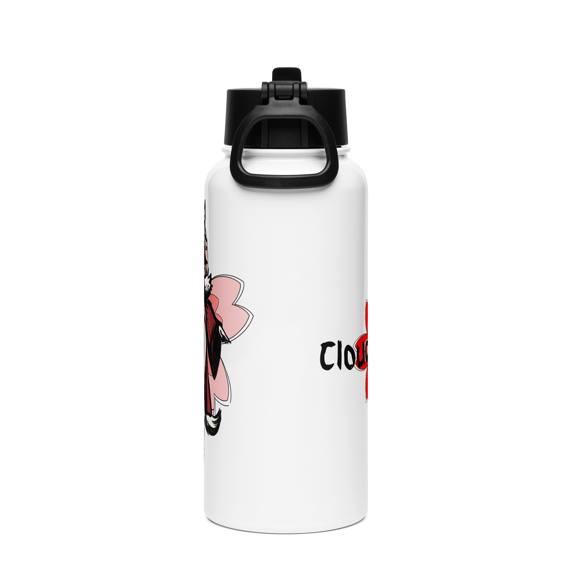 Sakura Japanes Brush Model Stainless Steel Water Bottle product image (4)