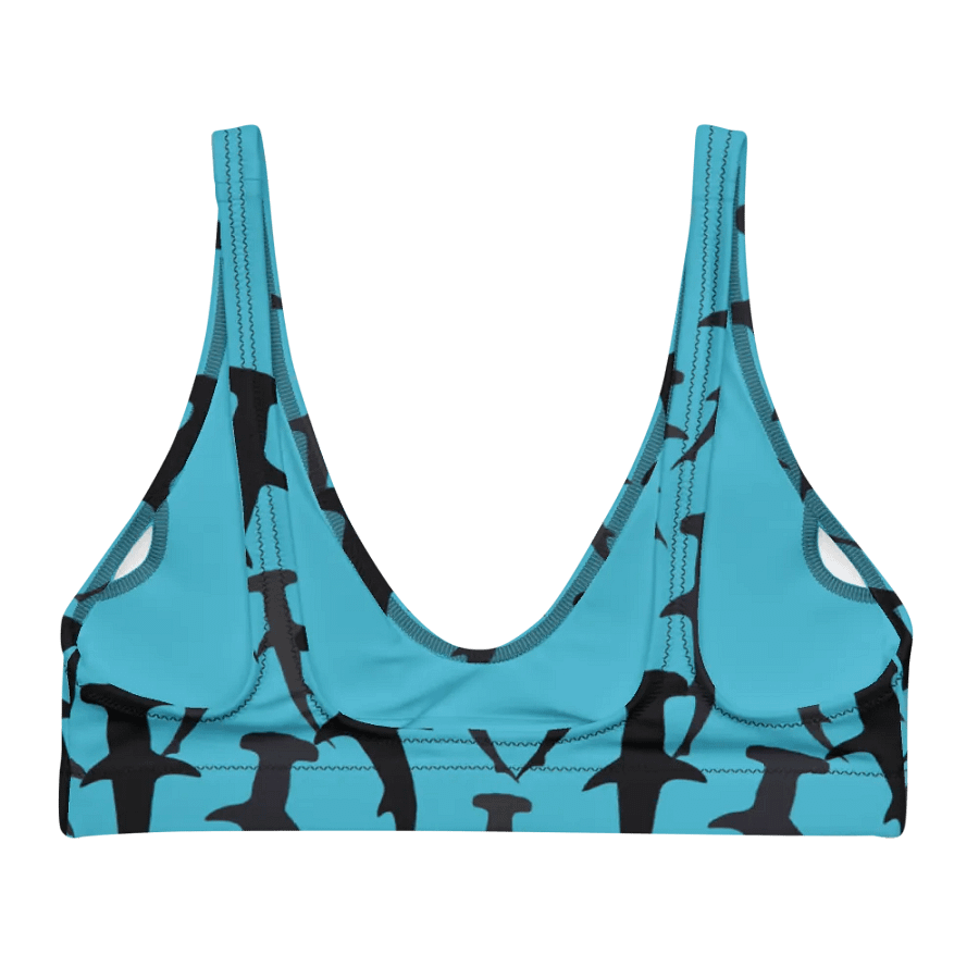 Hammerhead Sharks - Clear Ocean - Recycled Polyester - Padded Bikini Top product image (2)