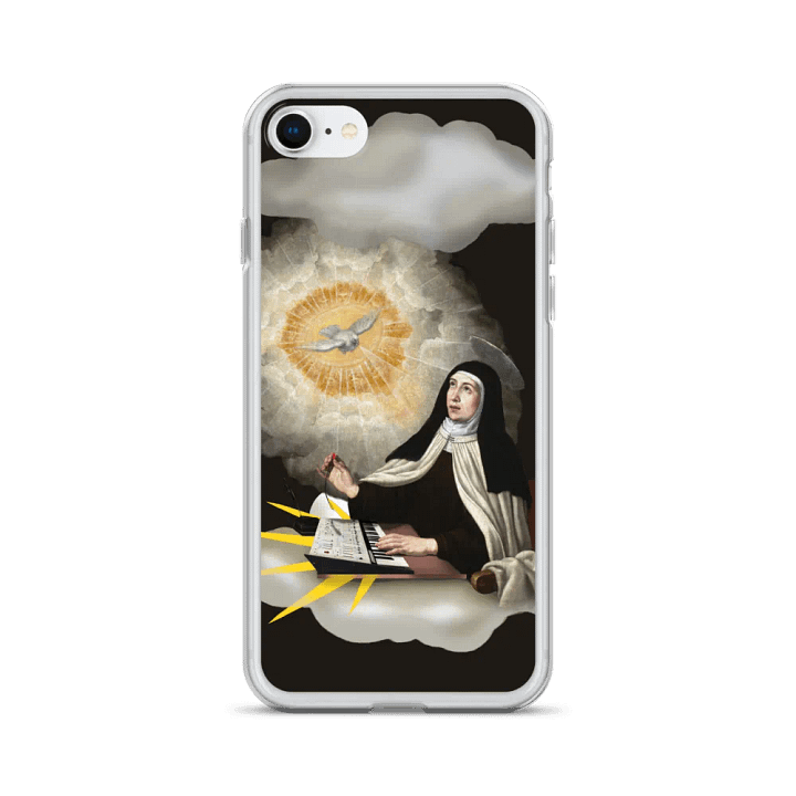 Santa Teresa de Odyssey by Frank Fonik, Techno EDM Clear Case for iPhone® product image (1)