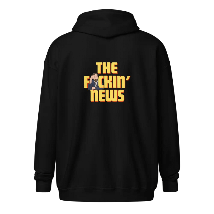 The F*ckin' News Yellow Logo Hoodie product image (1)