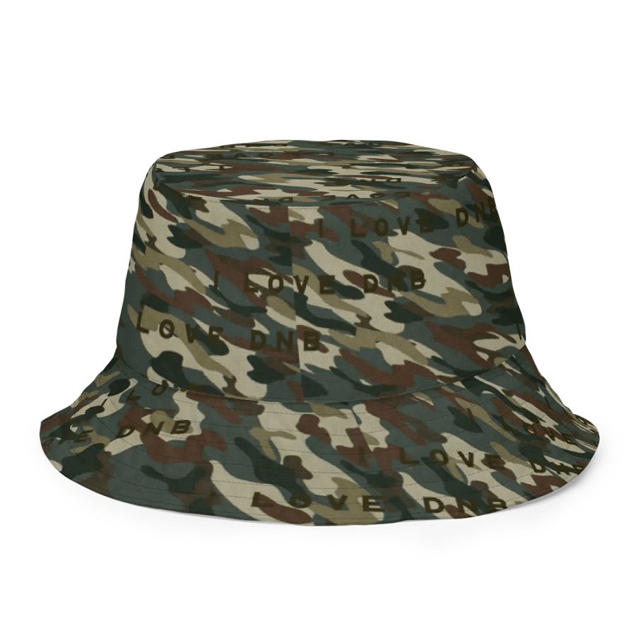 I LOVE DNB Camo Reversible Bucket Hat product image (6)