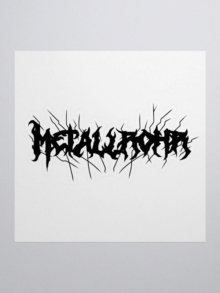 Metallrohr Band sticker product image (1)