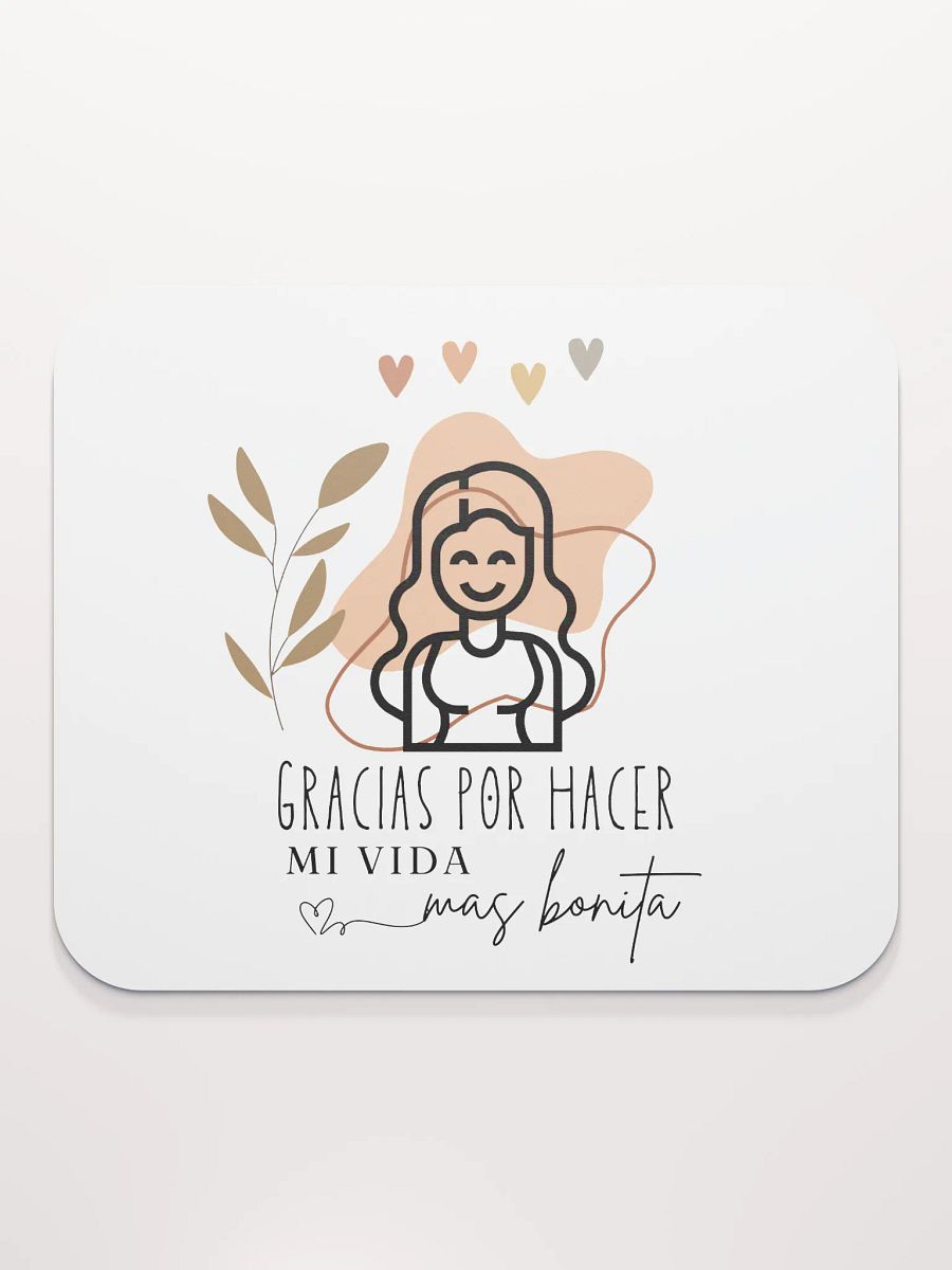 Boho Gracias (Thank you in Spanish) Mousepad Design product image (2)