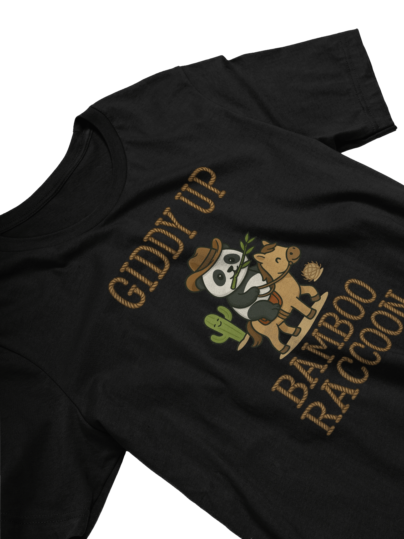 Giddy Up Bamboo Raccoon Tee product image (14)