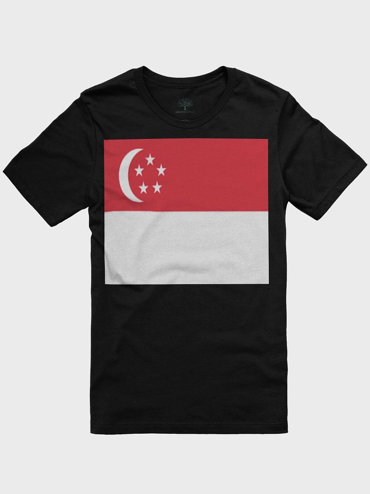 Singapore Flag Unisex Supersoft T-Shirt - Exclusive Design product image (2)