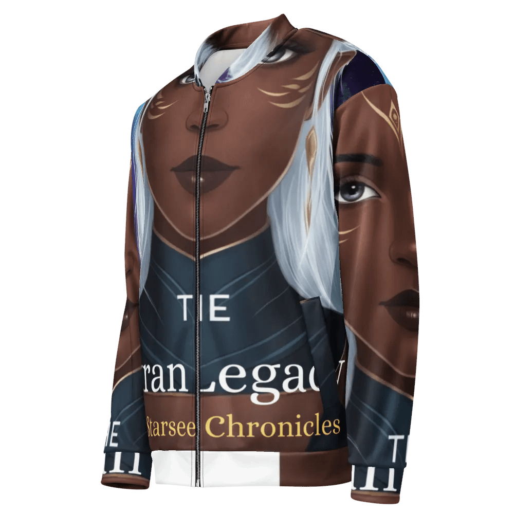 Lyran Legacy Lightweight Bomber Jacket: Embrace Cosmic Power product image (4)