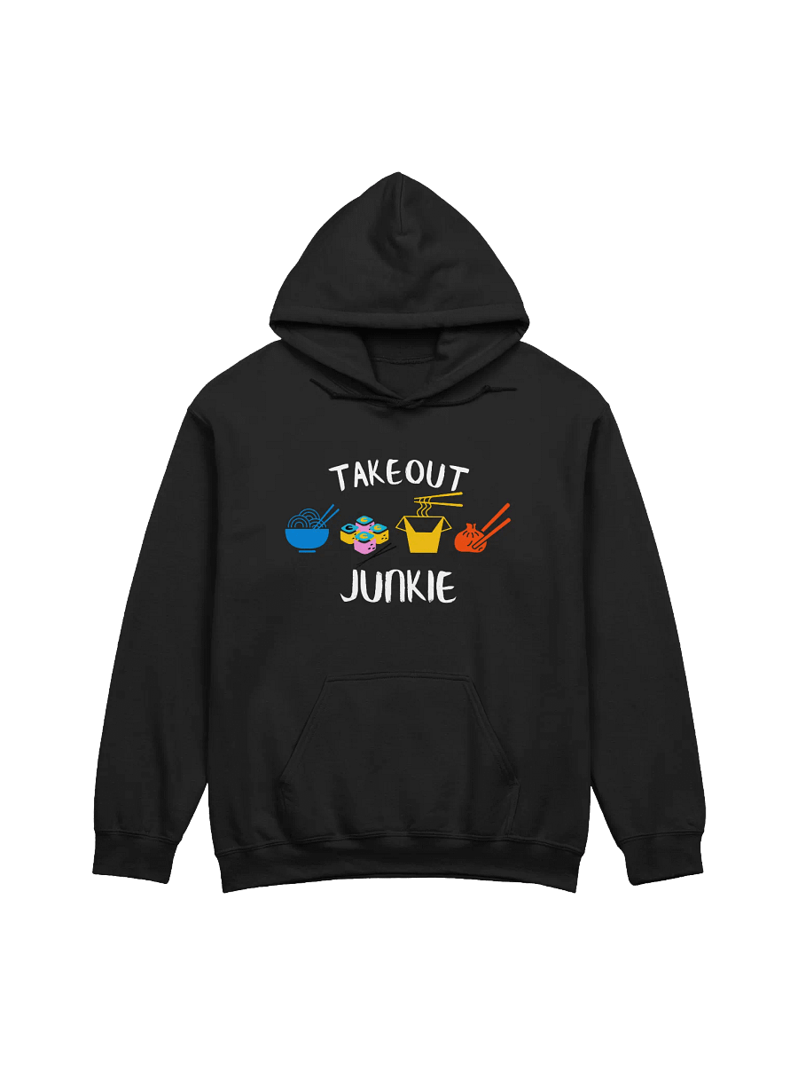 Takeout Junkie - Gildan Classic Hoodie - Dark Colors product image (4)