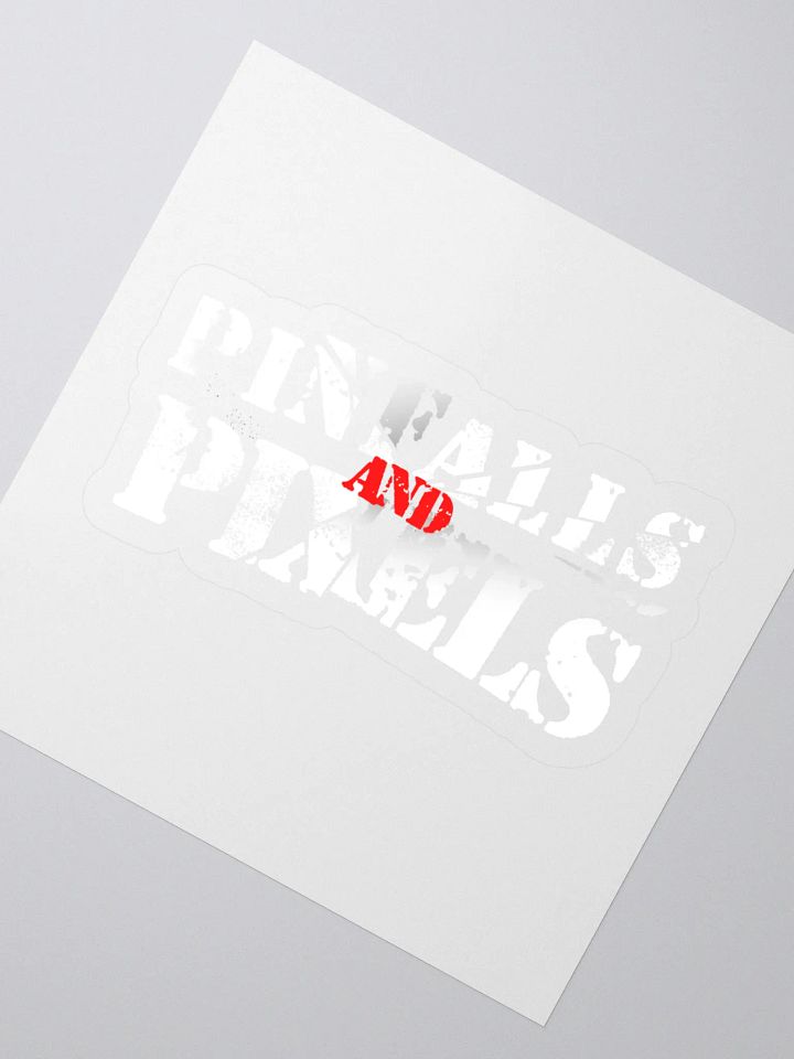 Pinfalls And Pixels Logo Sticker product image (6)