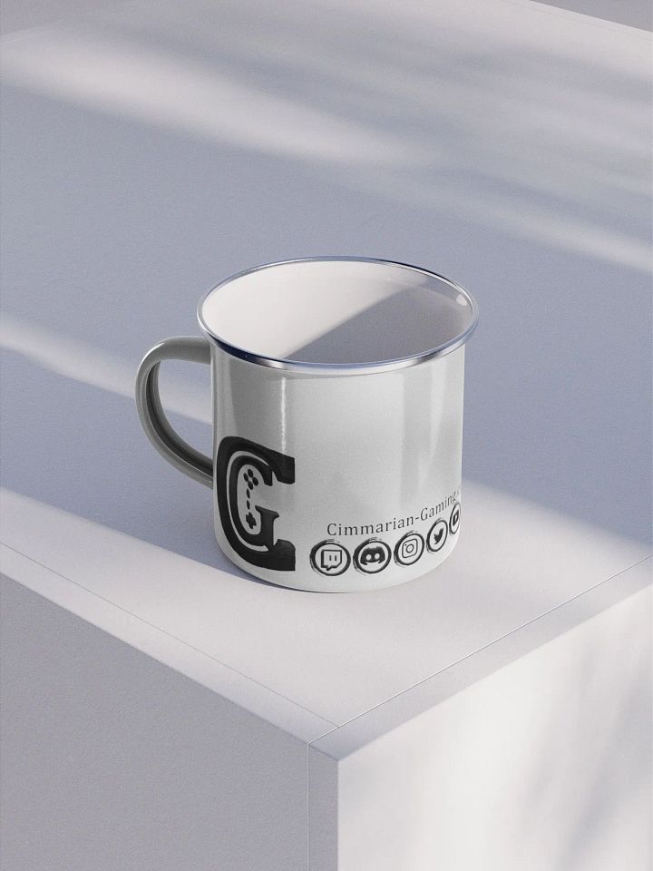 Black Gold Enamel Mug product image (1)