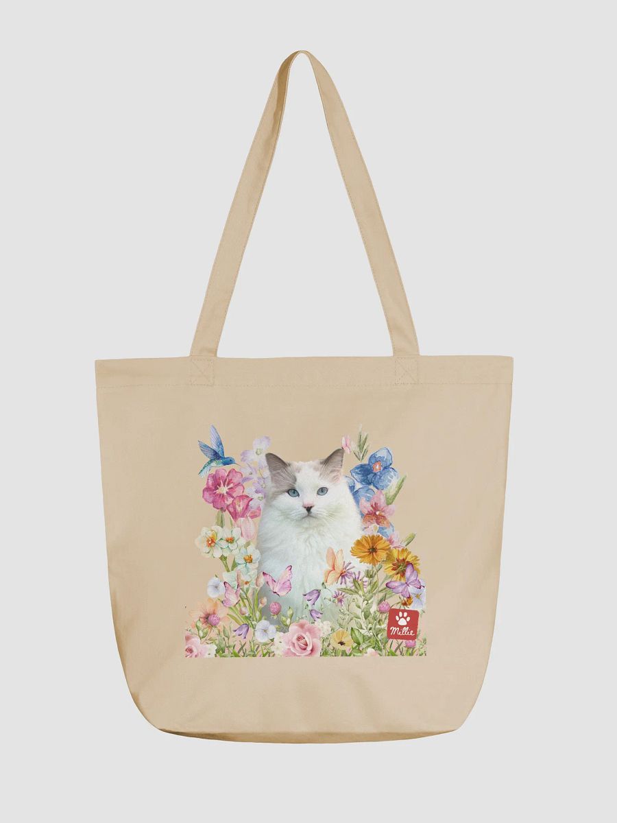 🌸 Limited Edition Spring Eco Tote – Featuring Millie the Cat! 🐾 product image (1)